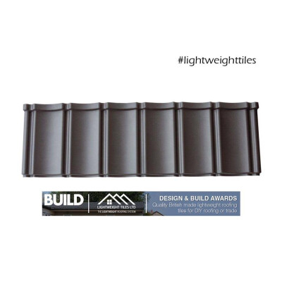 Stand alone image of Black Light Roofing Tiles by Lightweight Tiles 