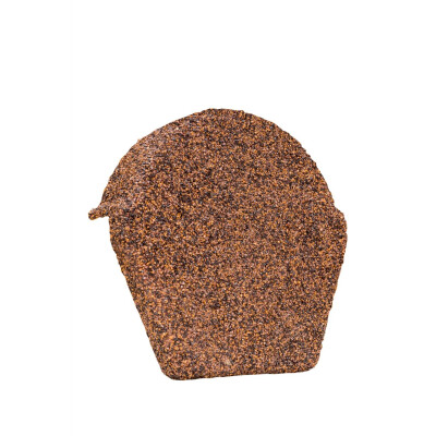 Brown recycled roof tile end cap
