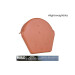 Low Cost Red Plastic roof tiles end cap by Lightweight Tiles