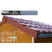 Red plastic roof tiles for low pitch | Lightweight Tiles