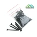 LWT black plastic coated screws by Lightweight Tiles