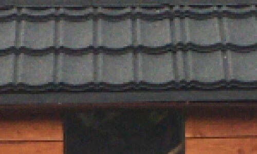 Shed roof replacement with Granulated roof tiles