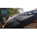 Close up image of black shed roof replacement tiles by Lightweight Tiles