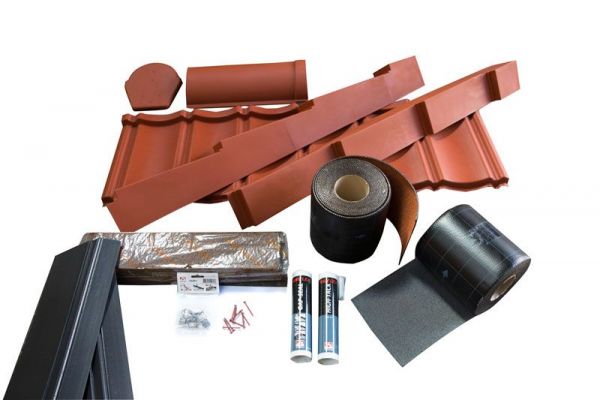 LightWeight Red Smooth Roofing System Shed Bundle Packages 