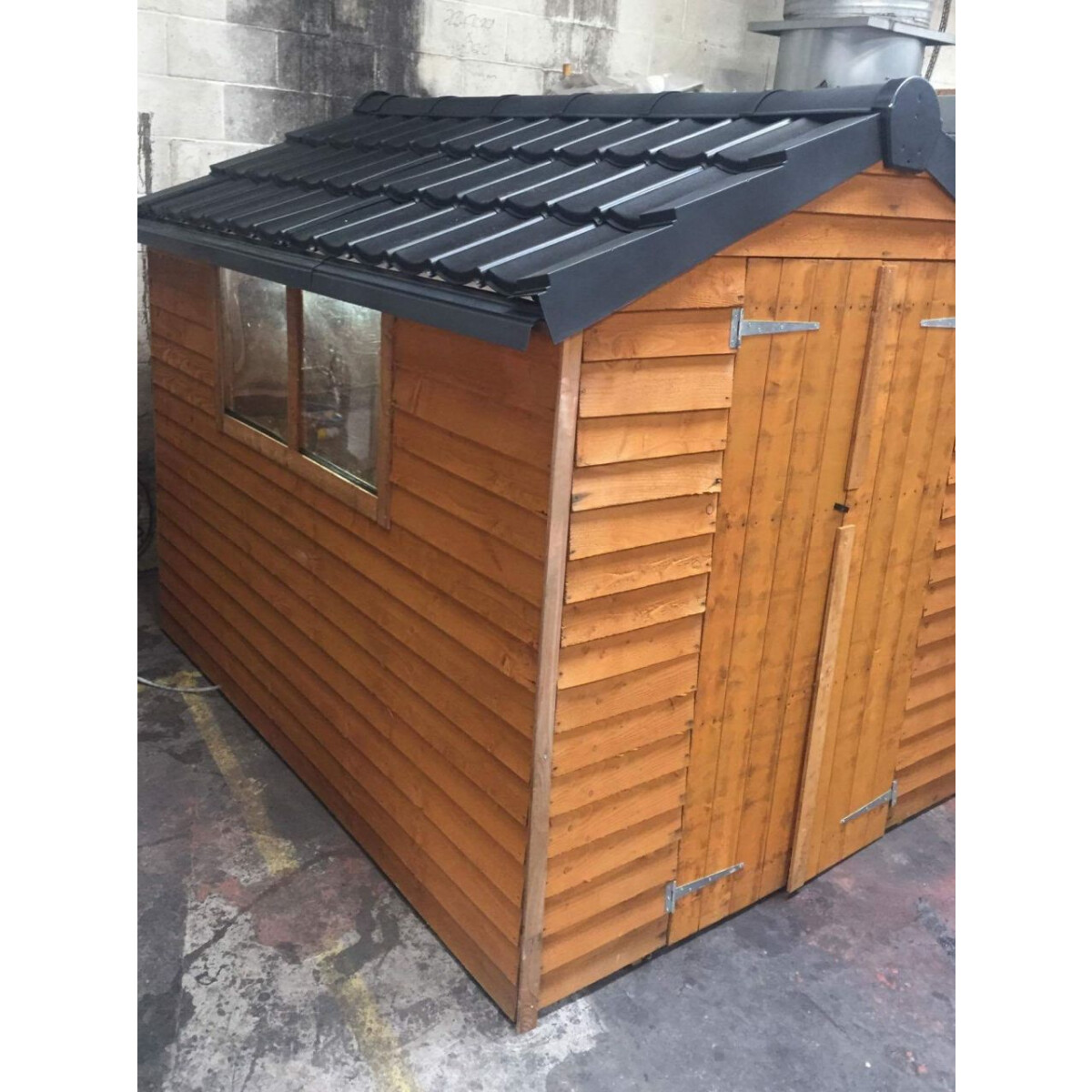 10ft x 6ft Black Budget Shed Roof Bundle » Lightweight Tiles
