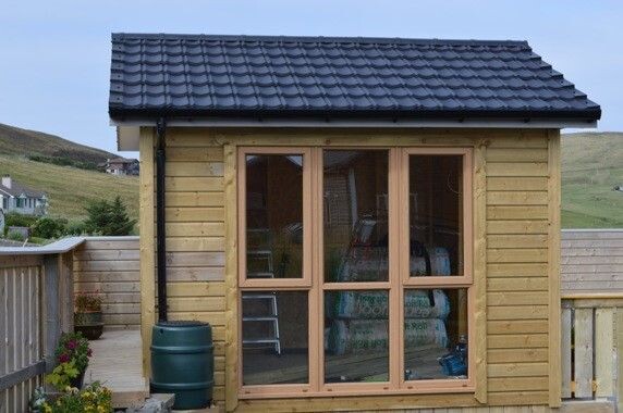 orkney out door building with lightweight roof tiles