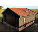 garage roof conversion brown tiles